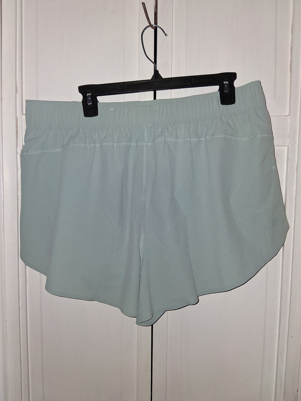 FLX Light Sage Elastic Waist Shorts - Picture 5 of 6